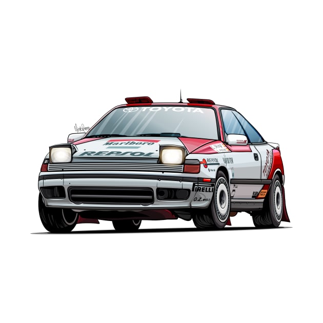 Toyota Celica ST165 GT Four WRC by Mario Ramos Rally Art