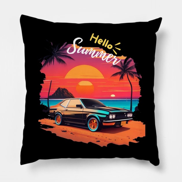 hello summer nice t-shirt for this summer T-Shirt Pillow by RACACH