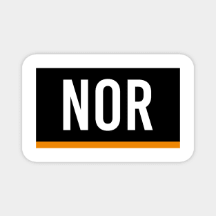 Lando Norris Driver Tag Magnet