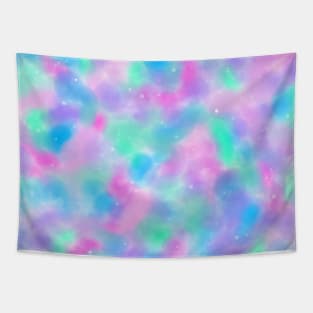 Watercolour Galaxy Pattern Tapestry