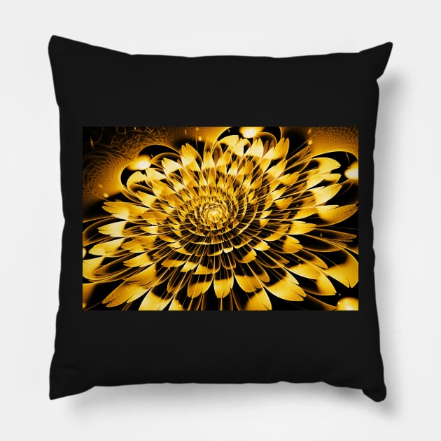 Golden light Pillow by krinichnaya