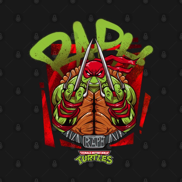 Teenage Mutant Ninja Turtles Raph - Graffiti Style by KNTG