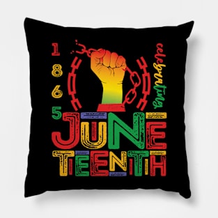 Juneteenth 1865 Independence Black History Month Freedom Day Pillow