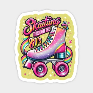 Skatiing through 80's Magnet
