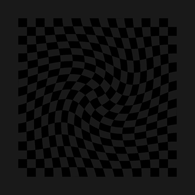 Twisted Checkerboard - Black and Grey by Ayoub14