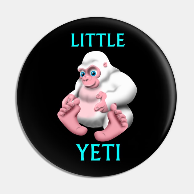 Little Yeti Pin by Wickedcartoons