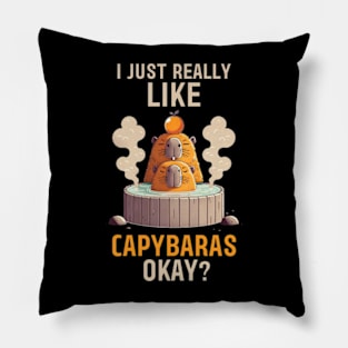 Kawaii Capybara Meme Pillow