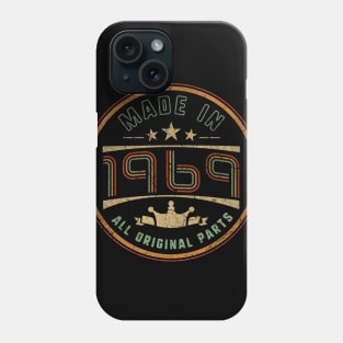 Made In 1969 54th Birthday Phone Case