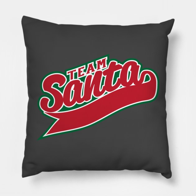 Team Santa Claus! Pillow by West 5th Studio