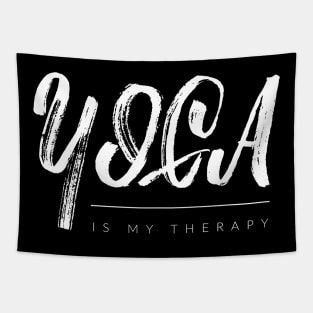 Yoga Is My Therapy Tapestry