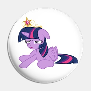 Exhausted Princess Twilight Sparkle Pin