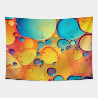 Abstract oil and water mix background Tapestry