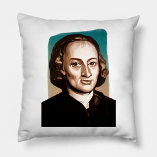 German Composer Johann Pachelbel illustration Pillow