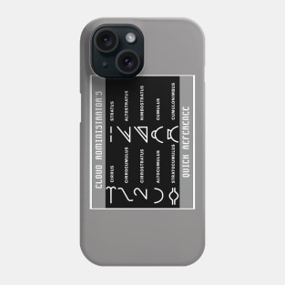 Cloud Administrator's quick ref Phone Case