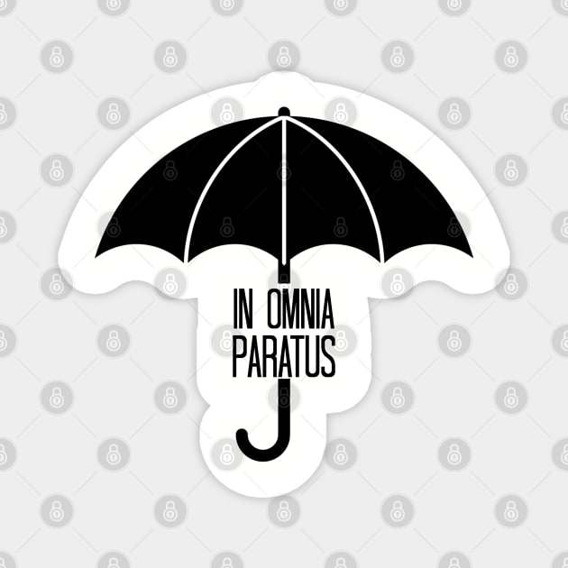 In Omnia Paratus Umbrella Magnet by Stars Hollow Mercantile