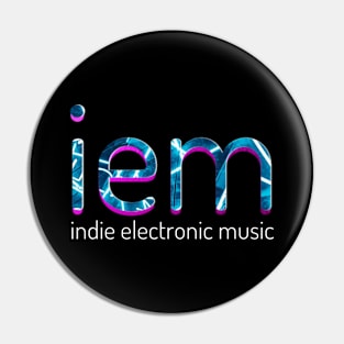 IEM Indie Electronic Music Radio Station Merch Pin