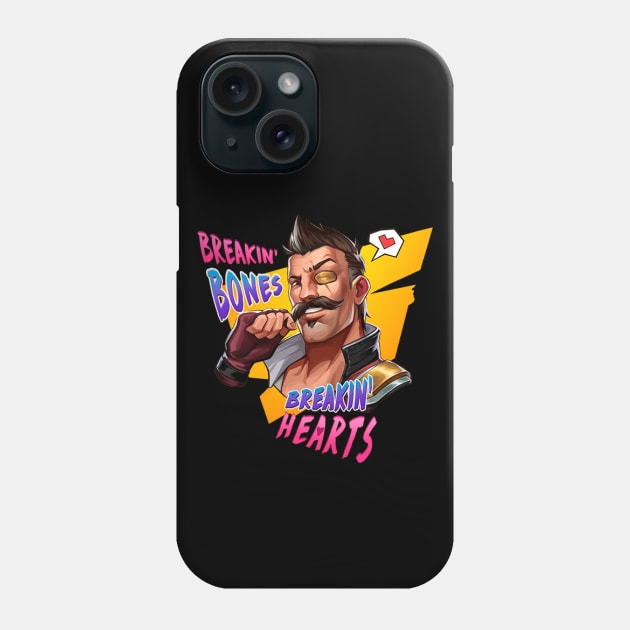 Fuse - Breakin' Bones, Breakin' Hearts Phone Case by Paul Draw