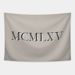 Roman Numeral 1965 Tapestry