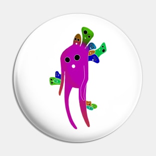 Monster Party Pin