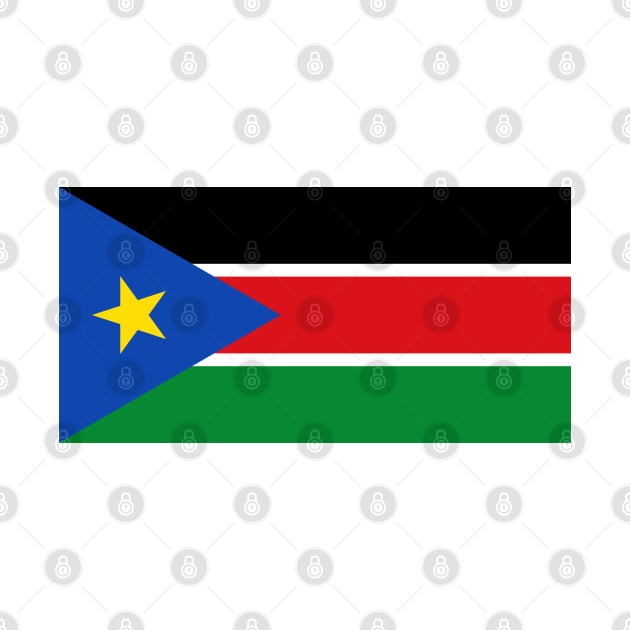 Flag of South Sudan by COUNTRY FLAGS