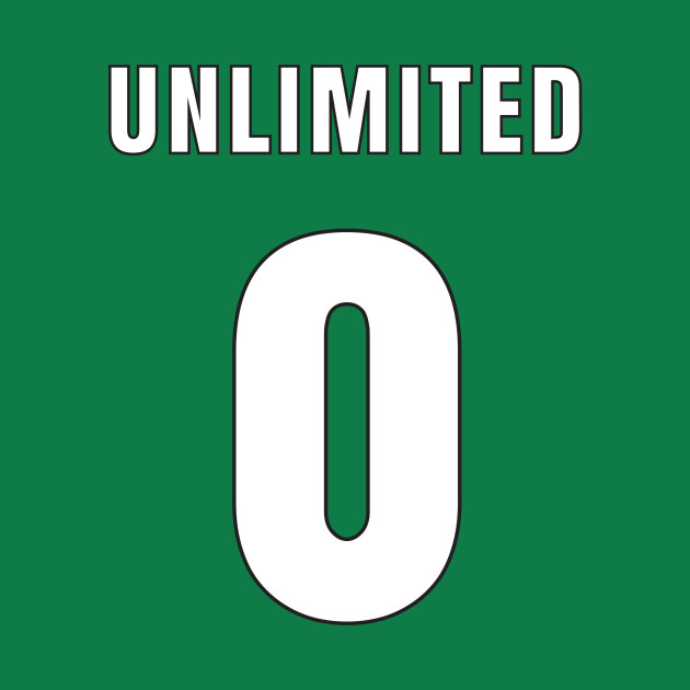 UNLIMITED 0 NUMBER BACK-PRINT by mn9