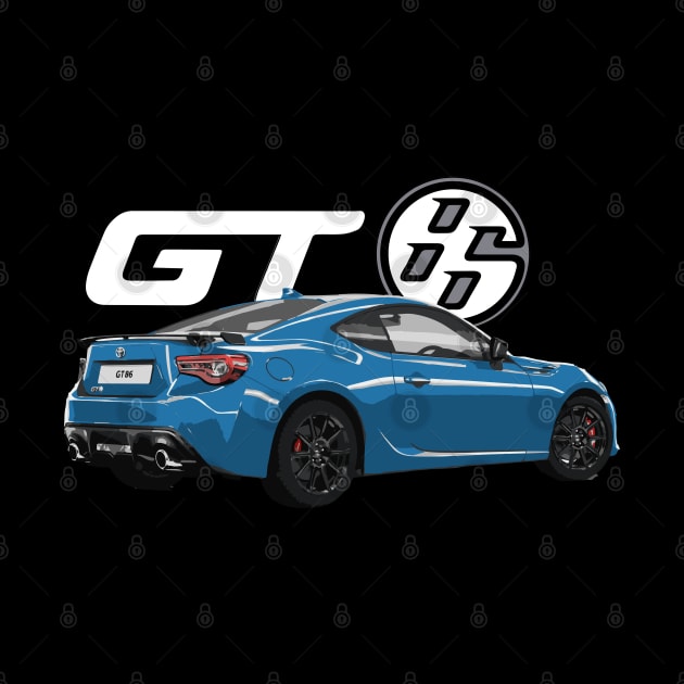 ELECTRIC BLUE GT86 FRS TOYOTARU by cowtown_cowboy