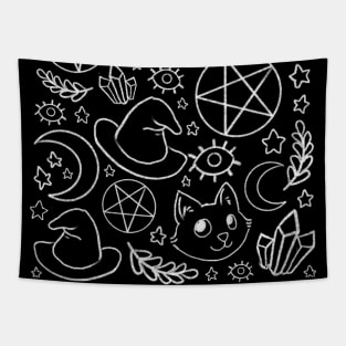 Witchcraft Pattern Tapestry