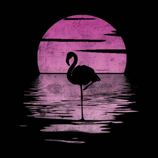 Flamingo Pink Vintage by Formoon