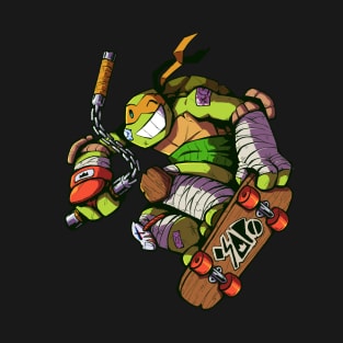 Mike The Skatete Ninja Turtle T-Shirt