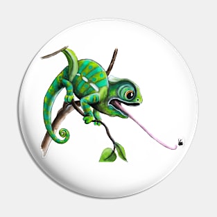 Chameleon gets a bug Pin