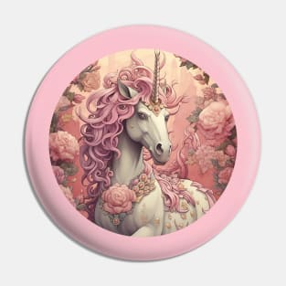 Unicorn with Pink Mane Pin