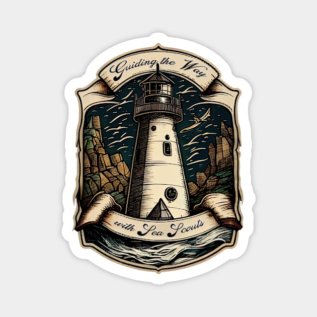 Guiding the Way with Sea Scouts Magnet by ABART BY ALEXST 