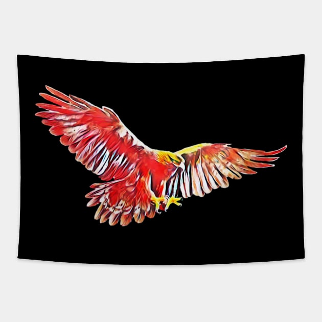 Eagle Tapestry by Nimmersatt