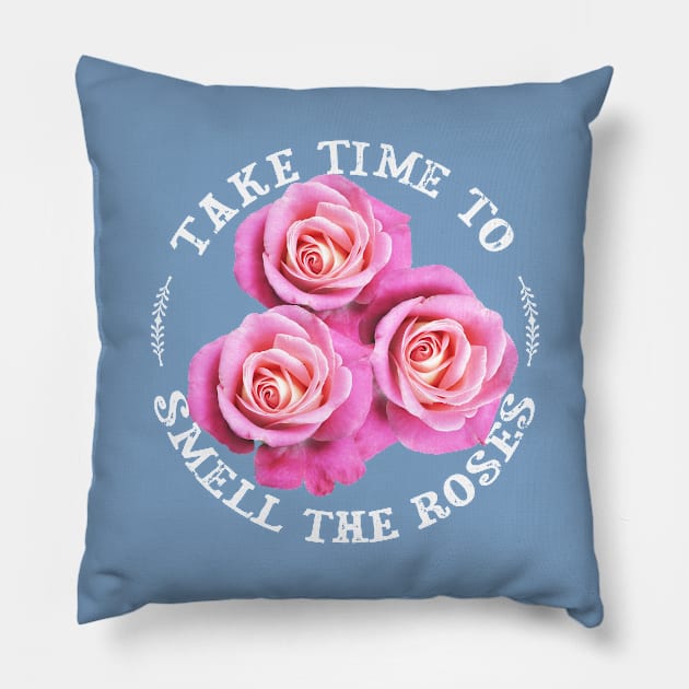 Pretty Pink Roses Women Gardeners Teens Floral Flower Lovers Pillow by Pine Hill Goods