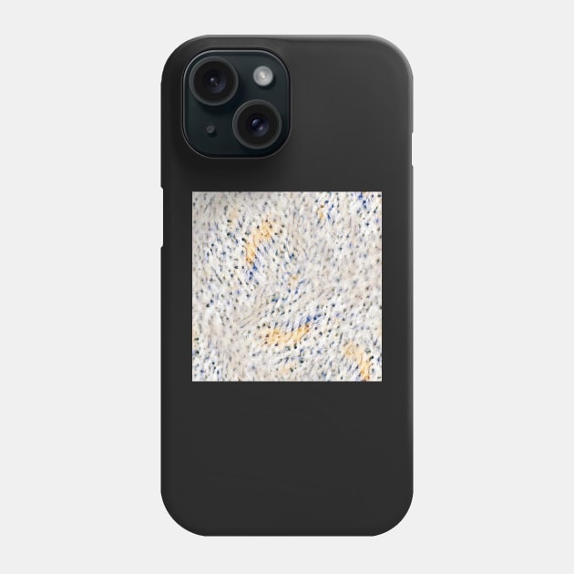 Abstract Feathered Marble Fashion Pattern Phone Case by PaperRain