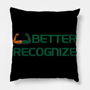 Miami Sports Fan Cool College Football Game Day Gifts Pillow