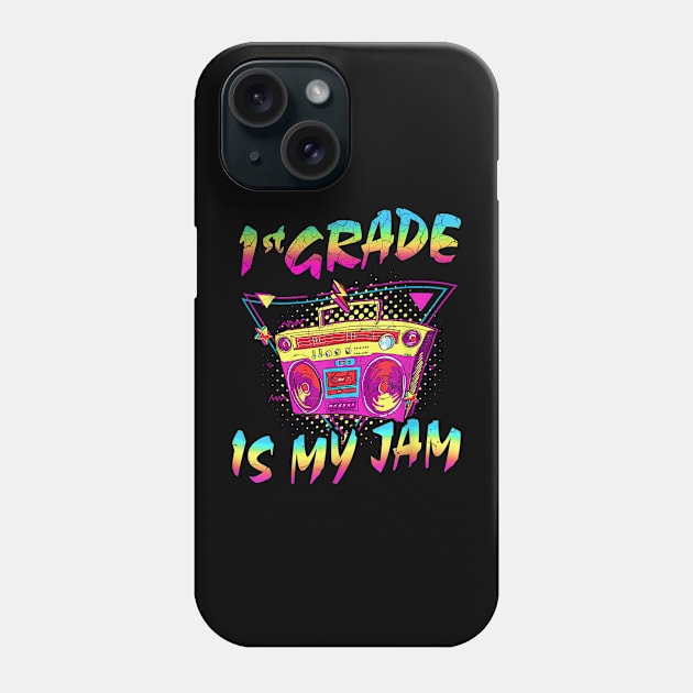 1st Grade Is My Jam First Day Of School Phone Case by PlumleelaurineArt