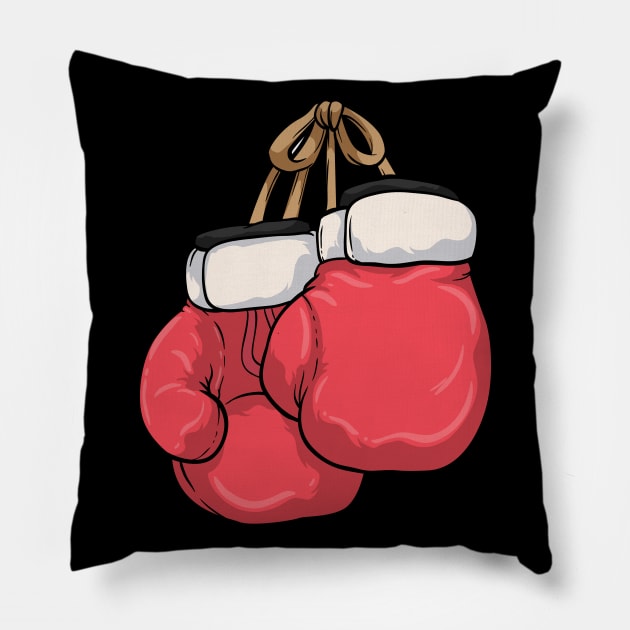 Boxing gloves Boxing Pillow by Markus Schnabel