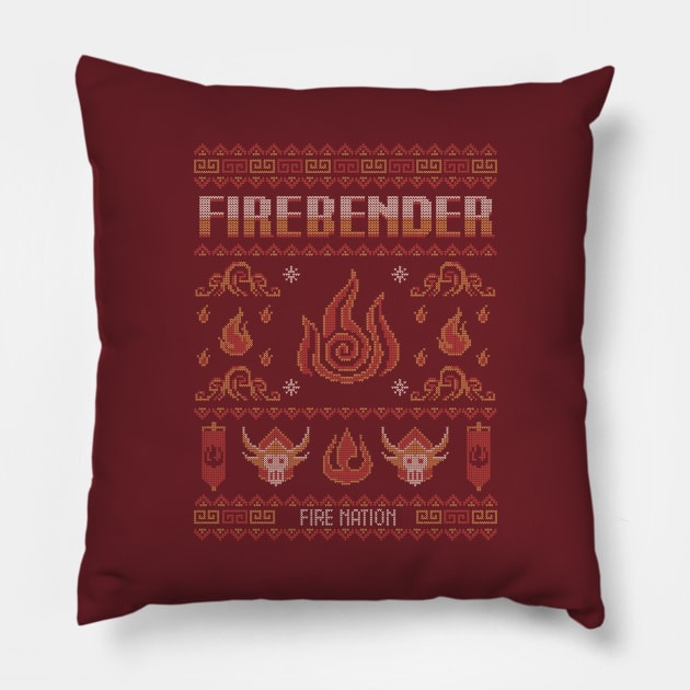 Firebender - Fire nation - Avatar last airbender Pillow by Typhoonic