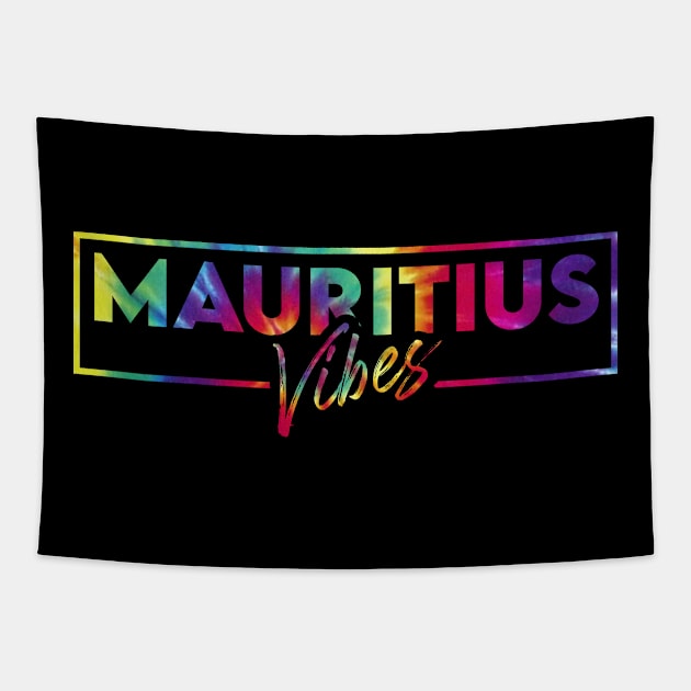 Mauritius vacay vibes tie dye art Tapestry by SerenityByAlex