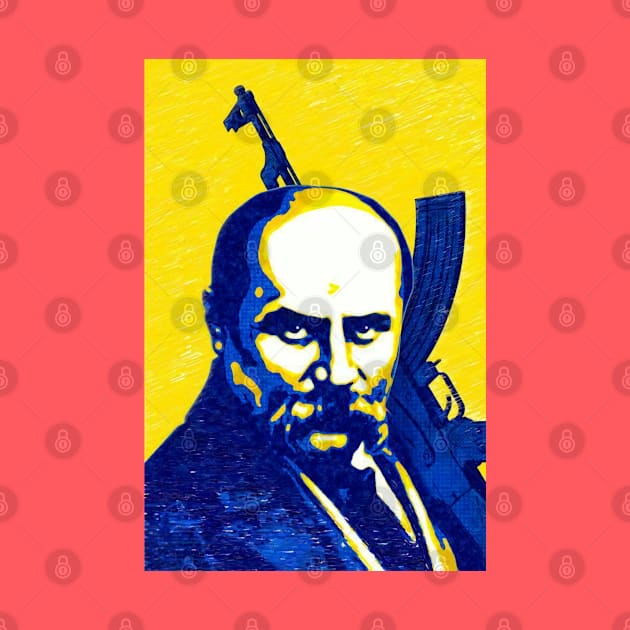 Taras Shevchenko for freedom. Fight and win. by Yurii