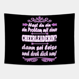 Cheerleader Akrobatik Sport Squads Leidenschaft Tapestry