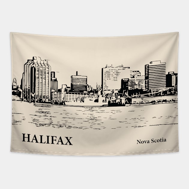 Halifax - Nova Sotia Tapestry by Lakeric