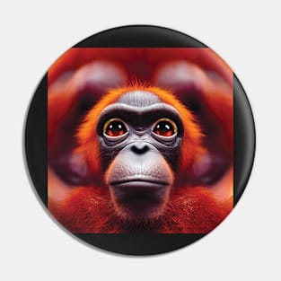 Cute Baby Orangutan Pin