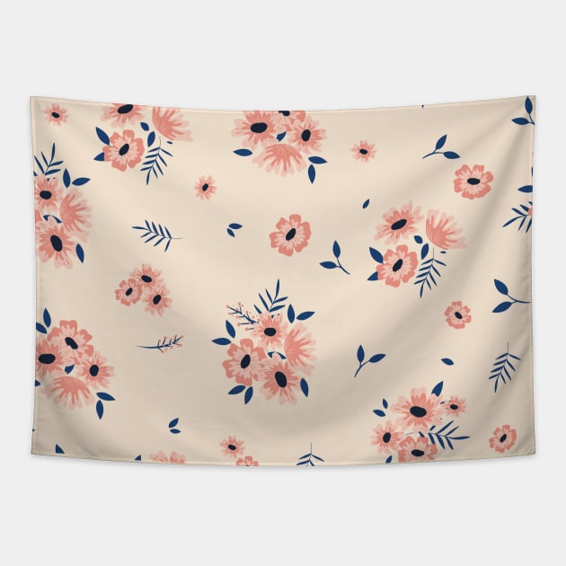 Flowers Pattern Tapestry by AWESOME ART