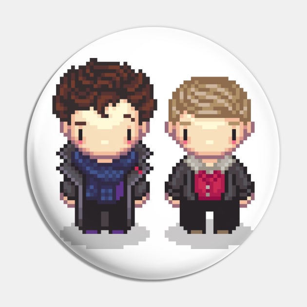 The Detective and the Doctor Pin by iamnotadoll