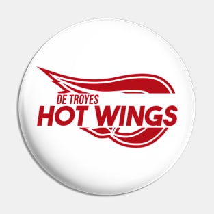 Name Thru Logo - Hot Wings 2 Pin