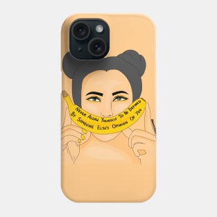 Feminist opinion Phone Case