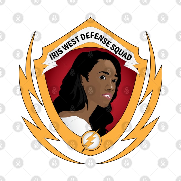 Iris West Defense Squad Coat of Arms by leroywhitakerva