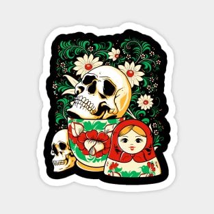 Skull Matryoshka Magnet